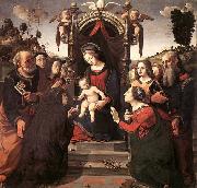 Piero di Cosimo Mystical Marriage of St Catherine of Alexandria Spain oil painting artist